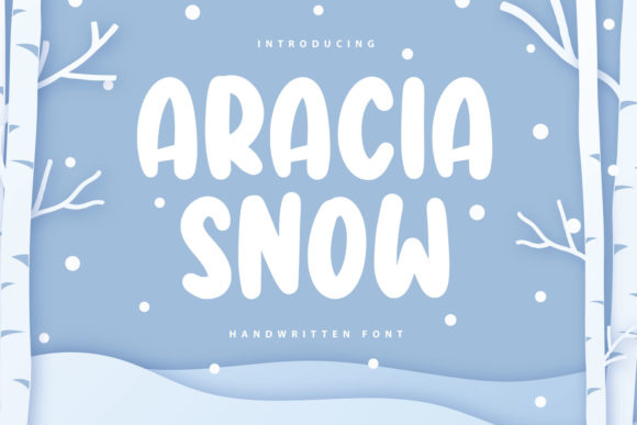 Aracia Snow Font Review for Creative Makers and Designers