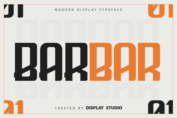 Barbar Typeface Review: A Bold Display Font for Editorial Design