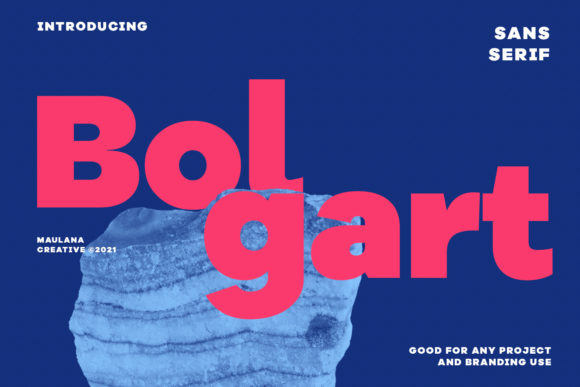 Bolgart Display Font for Bold and Confident Design Projects