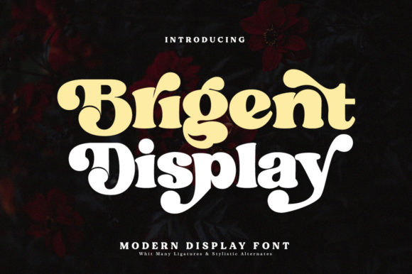 Brigent Font: A Display Typeface for Bold Editorial Statements
