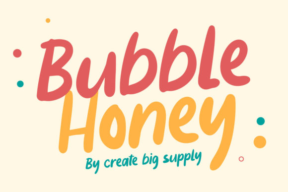 Bubble Honey Font for Small Business Branding