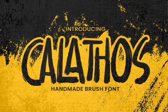 Calathos Display Font for Modern Marketing and Design