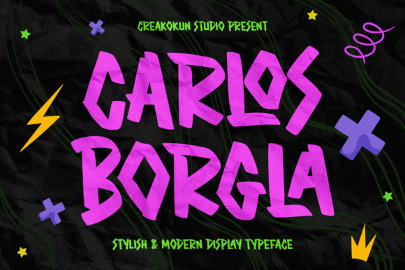 Carlos Borgla Font: A Display Typeface That Elevates Branding