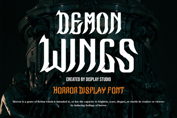 Demon Wings Font: A Bold Choice for Branding and Display Design