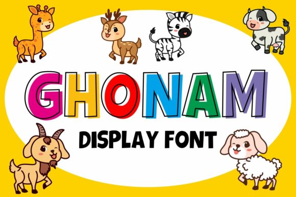 Ghonam: The Friendly Display Font for Editorial Design