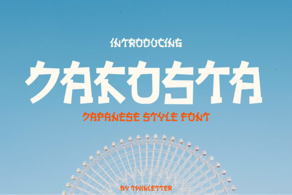 Jakosta Font for Japanese-Inspired Brand Campaigns