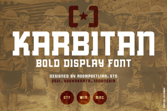 Karbitan Display Font for Editorial and Creative Projects