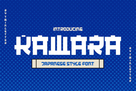 Kawara Display Font: A Global Touch for Japanese-Themed Typography
