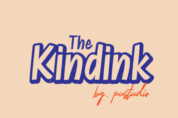 Kindink: A Retro-Styled Display Font for Editorial Design