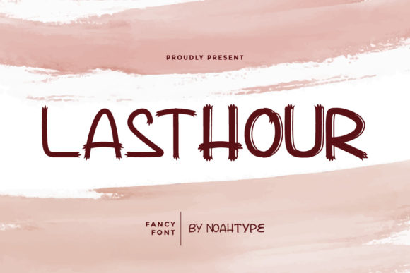 Lasthour Font: A Bold Display Type for Creative Projects