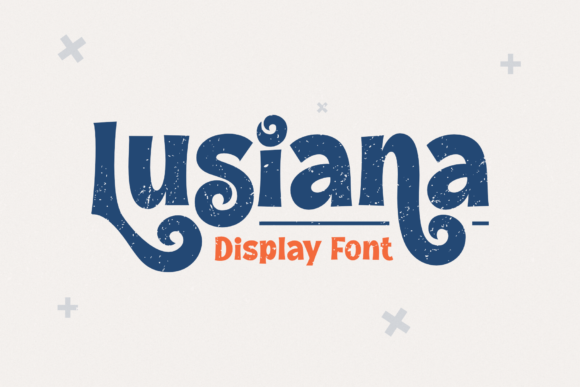 Lusiana Display Font for Editorial Design and Content Layouts