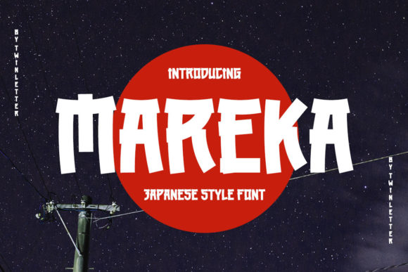 Mareka Display Font for Editorial Projects