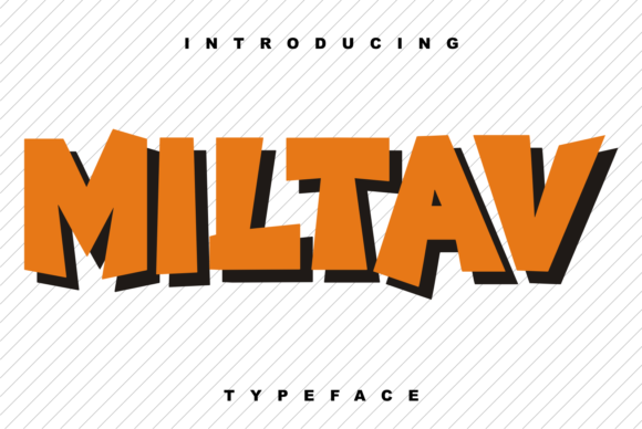 Miltav: The Bold Display Font for Standout Brand Identity