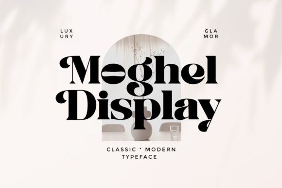 Moghel Display: A Feminine Font for Eye-Catching Brand Campaigns