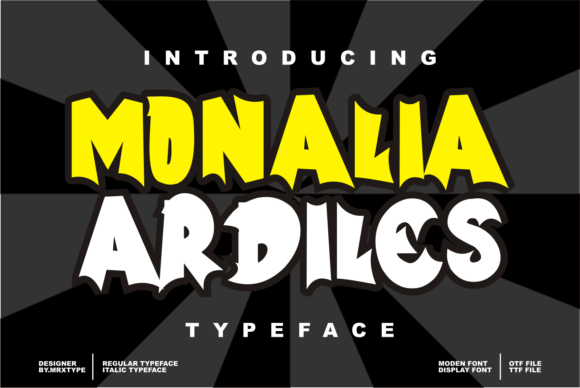 Monalia Ardiles: The Bold Display Font for High-Impact Campaigns