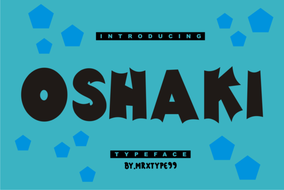 Oshaki: A Bold Display Font for Editorial Impact