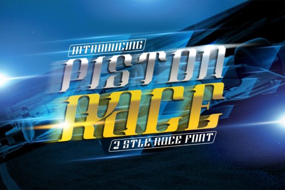 Piston Race Font for Bold Branding and High-Impact Design