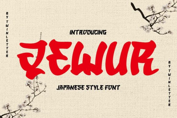 Qewur Font: A Japanese-Inspired Display Type for Impactful Designs
