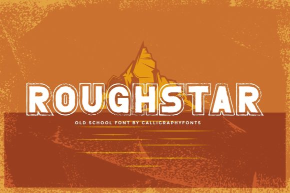 Roughstar Font: A Bold Display Typeface for Editorial Projects