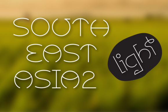 Southeast Asia 2 — A Display Font for Crafters and Makers