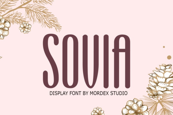 Sovia Font: A Display Typeface That Elevates Creative Campaigns