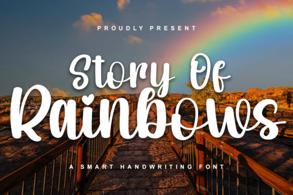 Story of Rainbows Font Review for Creative Designers