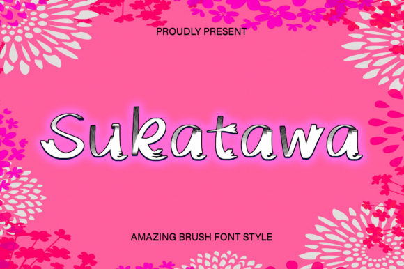Sukatawa Display Font for Creative Branding Projects