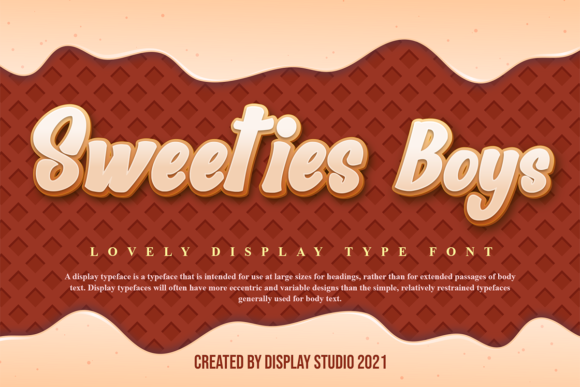 Sweeties Boys Font: A Display Typeface for Editorial Elegance