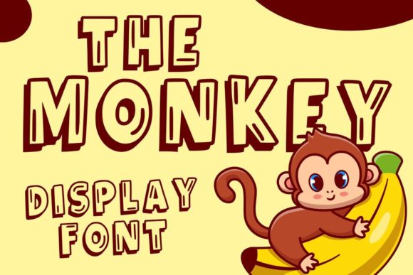 The Monkey Font: Bold Display Type for Casual Campaigns