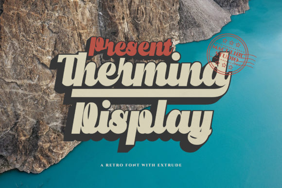 Thermind Display Font for Bold and Retro Branding