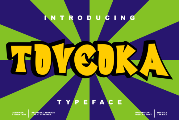 Toveoka: A Thick-Lettered Display Font for Bold Editorial Design