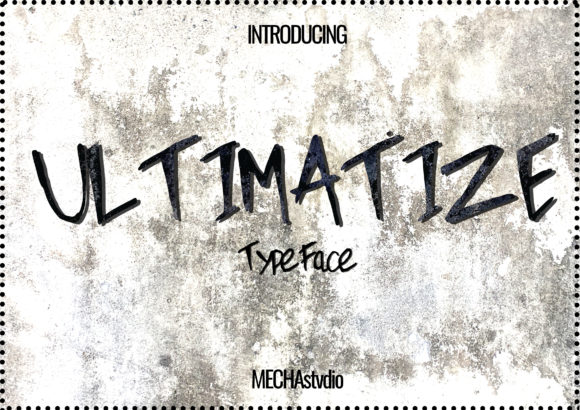 Ultimatize Font Review: A Bold Display Typeface for Creative Branding