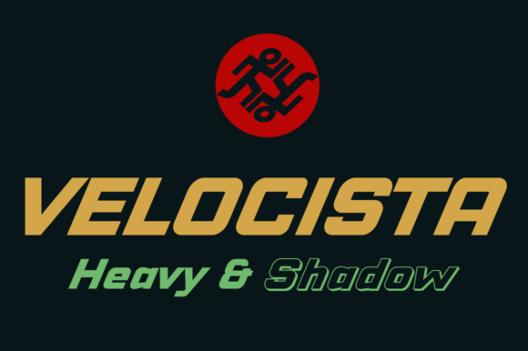 Velocista Heavy Shadow: The Modern Display Typeface for Handmade Brands