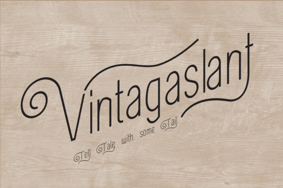 VintagaSlant: A Display Font That Adds Retro Charm to Web Design
