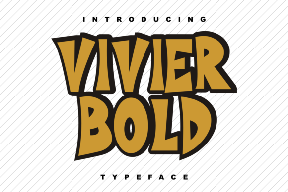 Vivier Bold Typeface for High-Impact Handmade Branding