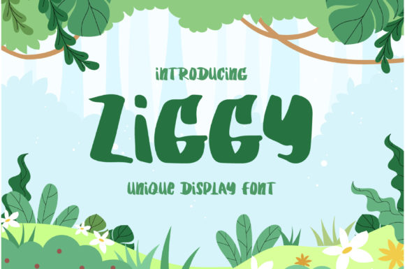 Ziggy Font: A Playful Display Typeface for Editorial and Brand Design