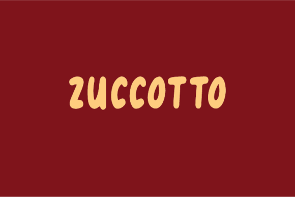 Zuccotto: The Natural Display Font for Authentic Brand Identity